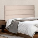 Ver imagem 2 de Cabeceira Painel Queen 1,60m La Italiana Suede Bege - Pallazio