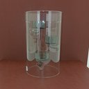 Ver imagem 4 de Castiçal 3 Velas Borossilicato 20x12x12cm Transparente Porta Vela