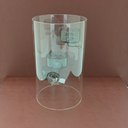 Ver imagem 2 de Castiçal 3 Velas Borossilicato 20x12x12cm Transparente Porta Vela