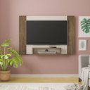 Ver imagem 7 de Painel Supenso para Tv 47 Pol 120 Cm Pinho Ripado Off White Arly