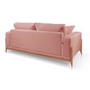 Ver imagem 3 de Sofá Milano Veludo 1,8m:rose
