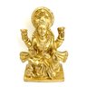 Deusa Lakshmi Dourado em Resina 11 cm - 1