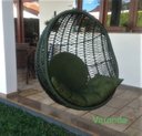 Ver imagem 3 de Poltrona Chaise Balanço Pendurado Jardim Varanda Área Externa