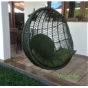 Ver imagem 3 de Poltrona Chaise Balanço Pendurado Jardim Varanda Área Externa