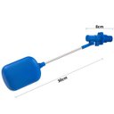Ver imagem 2 de Torneira Boia para Caixa D'água 1/2" e 3/4" Haste Alúminio + Fita Veda Rosca Teflon 12mm X 5m