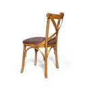 Ver imagem 3 de Conjunto 2 Cadeiras de Jantar Estofada em Madeira Wien Marrom – Straub Web