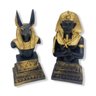 Kit 2 Bustos Egípcios Anubis e Tutankamon em Resina 15 cm - 1