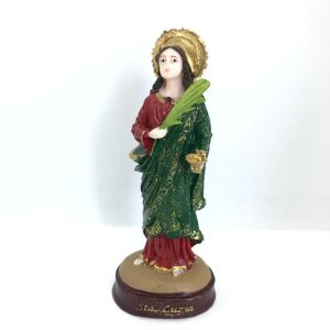 Imagem Santa Luzia em Resina 15 cm