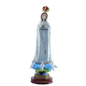 Imagem Nossa Senhora de Fátima em Resina 31 cm