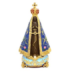 Nossa Senhora Aparecida Barroco Escultura em Resina 30 cm