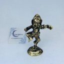 Ver imagem 1 de Ganesha Dançarino em Metal Dourado 9 cm