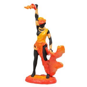 Escultura Orixá Egunitá em Resina 28 cm