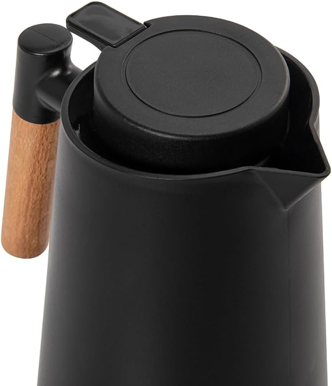 Garrafa Térmica com Gatilho Wood 1l Chá/café Preto - 2