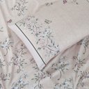 Ver imagem 3 de Jogo Cama Lençol Casa Scarpa Santorini Casal Padrão Estampa Florida Percal 300 Fios 4 Peças -