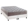 Cama Box King: Colchão Molas Anjos MasterPocket Ensacadas Richesse + Base CRC Courano Branco( - 1