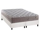 Ver imagem 1 de Cama Box King: Colchão Molas Anjos MasterPocket Ensacadas Richesse + Base CRC Courano Branco(