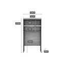 Ver imagem 2 de Modulado de Quarto Armário Ponte Aéreo Solteiro Rizon/linea C/ 3 Portas Cumaru - Novo Horizonte