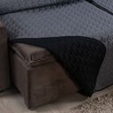 Ver imagem 7 de Protetor de Sofá Retrátil Shield Hipercal 400 Fios Dupla Face 2,20m - Cinza/preto Mr Enxovais Retrat