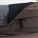 Ver imagem 6 de Protetor de Sofá Retrátil Shield Hipercal 400 Fios Dupla Face 2,20m - Cinza/preto Mr Enxovais Retrat