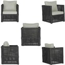 Ver imagem 5 de Mesa e 2 Poltronas Madri Corda Náutica Estofado 3 Trama Preto
