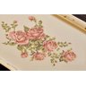 Conjunto De Chá e Café Estilo Britânico Porcelana Chinesa Xícara Rose Com Bandeja - 3
