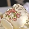 Conjunto De Chá e Café Estilo Britânico Porcelana Chinesa Bule Xícara Colher Com Bandeja 10 Peças - 3