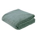 Ver imagem 1 de Cobertor Manta Casal Soft Canelada 2,20m x 1,80m Califórnia Cor Verde