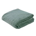 Ver imagem 1 de Cobertor Manta Casal Soft Canelada 2,20m x 1,80m Califórnia Cor Verde