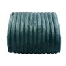 Cobertor Manta Casal Soft Canelada 2,20m X 1,80m Califórnia Cor Verde - 2