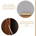 Ver imagem 7 de Cozinha Modulada 9 Peças em MDF Elena Cinamomo e Platino