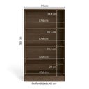 Ver imagem 2 de Armário Estante 2 Portas Com Chave Versatile Munique 91cm