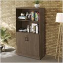 Ver imagem 1 de Armário Estante 2 Portas Com Chave Versatile Munique 91cm