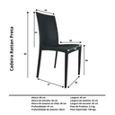 Ver mais imagens de Cadeira Rattan Preta - Kit com 10