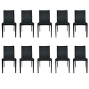 Ver imagem 1 de Cadeira Rattan Preta - Kit com 10