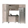 Cozinha Completa 4 Peças Com Paneleiro Condimenteira E Balcão Letícia Somopar Saara/Rustico - 6