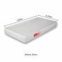 Ver imagem 2 de Colchão Berço Prorelax para Baby 70x130x12 Bordado