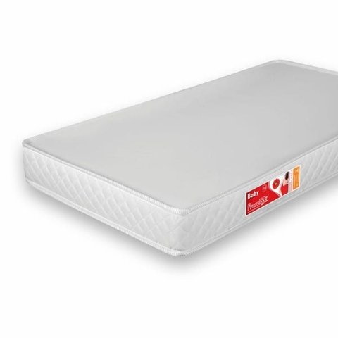 Colchão Berço Prorelax para 60x130x12 Baby Branco Liso