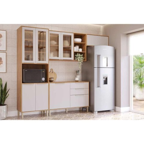 Kit Modulado Mgm 4 Peças Brilhante C4p256 Cinamomo/off