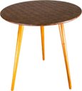 Ver imagem 3 de Mesa de Apoio 500mm Pé Palito 600mm G2Home Couríssimo xadrez Marrom
