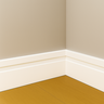 Rodapé Poliestireno 10cm Frisado Branco 1m Rm Decor - 5