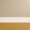Rodapé Poliestireno 10cm Frisado Branco 1m Rm Decor - 4