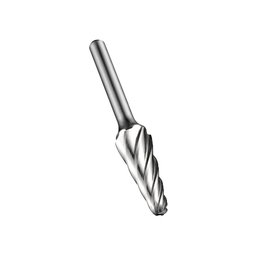 Lima Rotativa Metal Duro Cônica com Raio (formato L) Diâmetro 12,7 Mm para Contorno Multi-angular - 1