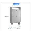 Ver imagem 7 de Sapateira Compacta Basculante 12 Sapatos Tênis Calçados Nicho:sapateira Branco