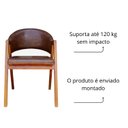 Ver imagem 4 de Kit 02 Cadeira Jantar Estofada Área Gourmet Corino Antonela Cor:wisk