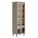 Ver imagem 1 de Cristaleira Allure Jequitiba/gris 70cm