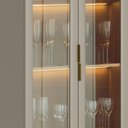 Ver imagem 4 de Cristaleira Allure Jequitiba/gris 70cm