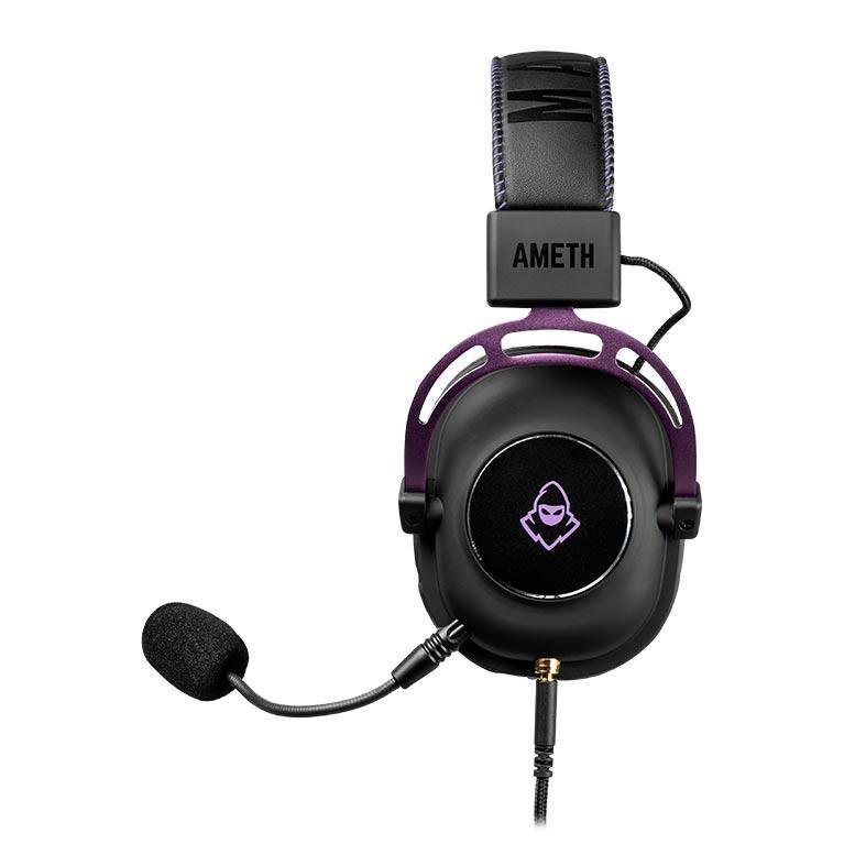 Headset Gamer Mancer Ameth Purple Edition, Som Surround 7.1, Drivers 50mm, Preto, MCR-AMT-BL01 - 2