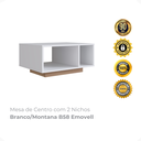 Ver imagem 2 de Mesa de Centro com 2 Nichos Branco/montana B58 Emovell