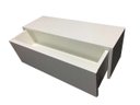 Ver imagem 1 de Aparador Suspenso com Gaveta Branco Off White 60x20x20