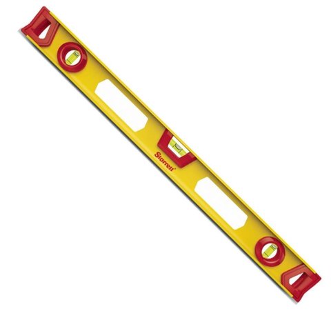Nível de Alumínio Com 3 Bolhas 24"" Perfil Viga I - KLIS24-S - STARRETT NIVEL ALUMINIO 3 BOLHAS 24" 